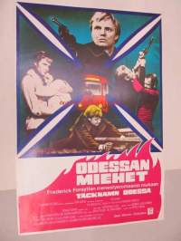 Odessan miehet - Täcknamn Odessa -elokuvajuliste, Jon Voigt, Ronald Neame