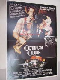 Cotton Club -elokuvajuliste, Richard Gere, Gregory Hines, Diane Lane, Francis Coppola