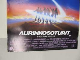 Aurinkosoturit -elokuvajuliste, Richard jordan, Jami Gertz, Alan Johnson