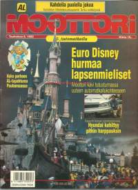 Moottori  1992  nr 6 &amp; Automatkailu / Euro Disney hurmaa lapsenmieliset