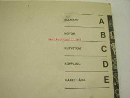 Renault 5 M.R. 257 C400 - C401 - C402 - C403 Verkstadshandbok -korjaamokirja ruotsiksi