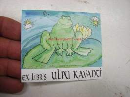 Ex Libris Ulpu Kavanti -kirjanomistajamerkki