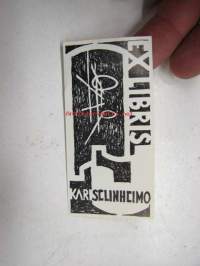 Ex Libris Kari Selinheimo -kirjanomistajamerkki