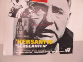 Kersantti - Sergeanten -elokuvajuliste, Rod Steiger, John Phillip Law, John Flynn