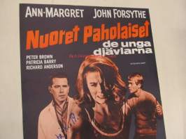 Nuoret paholaiset - De unga djävlarna -elokuvajuliste, Ann-Margret, John Forsythe, Douglas Heyes