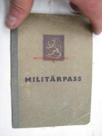 Militärpass Åke-Bertel Nyman Dragsvik 1949