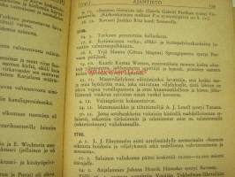 Suomen kansan ajantieto. Kronologinen luettelo suomen historian tärkeimmistä tapahtumista
