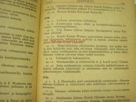 Suomen kansan ajantieto. Kronologinen luettelo suomen historian tärkeimmistä tapahtumista