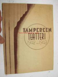 Tampereen teatteri näytäntökausi 1942-43 &quot;Loppiaisaatto&quot; -näytelmä, käsiohjelma