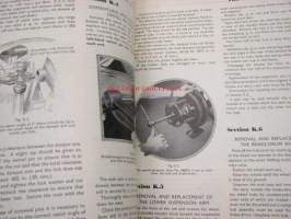 Morris half-ton van series &quot;MCV&quot; workshop manual -korjaamo-ohjekirja