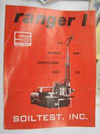 Ranger I soil drill -maaperäntutkimuskaira myyntiesite