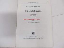 Värivalokuvaus - Foto-sarja N:o 15