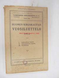 Suomen kirjakaupan vuosiluettelo 1910 - Årskatalog för finska bokhandeln 1910