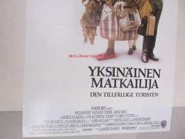 Yksinäinen matkailija - Den tillfällige turisten -elokuvajuliste, William Hurt, Kathleen Turner, Geena Davis, Lawrence Kasdan