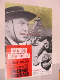 Gringon rautakoura - Gringos järnnäve -elokuvajuliste, Telly Savalas, George Maharis, Nathan H. Juran