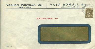 Vaasan Puuvilla Oy  -43    firmakuori