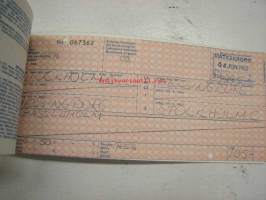 Valtionrautatiet 9.6.1985 Stockholm - Helsingborg -matkalippu