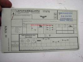 Valtionrautatiet 9.6.1985 Stockholm - Helsingborg -matkalippu