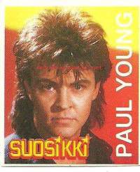 Paul Young, Suosikki - lehden  tarra  7x6 cm