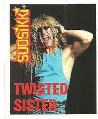Twisted Sister, Suosikki - lehden  tarra  7x6 cm