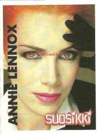 Annie Lennox, Suosikki - lehden  tarra  7x6 cm