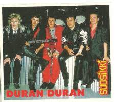 Duran Duran, Suosikki - lehden  tarra  10x8 cm