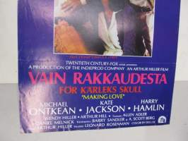 Vain rakkaudesta - För kärleks skull -elokuvajuliste, Michael Ontkean, Kate Jackson, Arthur Hiller