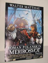 Merirosvot - Pirater -elokuvajuliste, Cris Campon, Damien Thomas, Roman Polanski