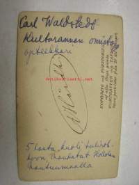 Carl Wahlstedt, apteekkari, omisti aikoinaan nykyisen Kultarannan -valokuva