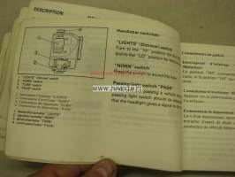 Yamaha RD250LC, RD350LC owner´s manual -käyttöohjekirja