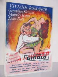 Gigolo -elokuvajuliste, Viviane Romance, Geneviéve Kervine, Maurice Ronet