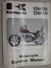 Kawasaki EN-400 EN450 -service manual, huolto-ohjekirja