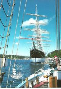 Purjelaiva Pommern, Mariehamn , Tall Ship Race 88- laivakortti