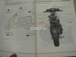 Kymco Bet &amp; Win 125/150 -Service manual, korjaamokirja