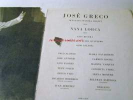 Svenska Teatern jose&#039; greco och hans spanska balett