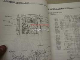 Kymco Dink 50 -Service manual, korjaamokirja