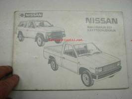Nissan Mallisarja D21 -käyttöohjekirja