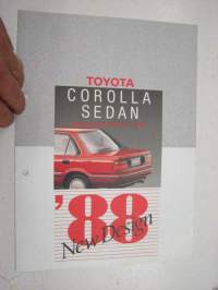 Toyota Corolla Sedan 1988 -myyntiesite