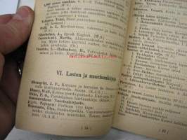 Yliopistokirjakauppa Oy Joululuettelo 1937 Julkatalog