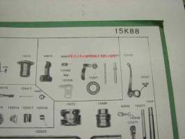 Singer 15K26 &amp; 15K80, 15K88, 16K, 28K, 127K &amp; 128K, 29K, 31K, 66K, 95K &amp; 96K, 99K, 103K, 201K, 206K, 221K, B.R.K, K2207, 193294 &amp; 193339, 194865, 225382 -kuvitettu