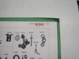 Singer 15K26 &amp; 15K80, 15K88, 16K, 28K, 127K &amp; 128K, 29K, 31K, 66K, 95K &amp; 96K, 99K, 103K, 201K, 206K, 221K, B.R.K, K2207, 193294 &amp; 193339, 194865, 225382 -kuvitettu