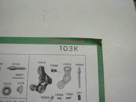 Singer 15K26 &amp; 15K80, 15K88, 16K, 28K, 127K &amp; 128K, 29K, 31K, 66K, 95K &amp; 96K, 99K, 103K, 201K, 206K, 221K, B.R.K, K2207, 193294 &amp; 193339, 194865, 225382 -kuvitettu