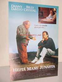 Heitä mami junasta - Släng mamma av tåget -elokuvajuliste, Danny DeVito, Billy Crystal, Kim Greist