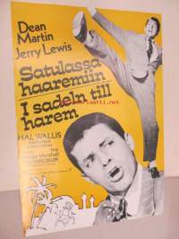 Satulassa haaremiin - I sadeln till harem -elokuvajuliste, Dean Martin, Jerry Lewis, George Marshall