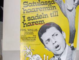 Satulassa haaremiin - I sadeln till harem -elokuvajuliste, Dean Martin, Jerry Lewis, George Marshall