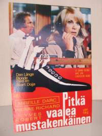 Pitkä vaalea mustakenkäinen - Den långe blonde med svart dojja -elokuvajuliste, Mireille Darc, Pierre Richard, Yves Robert