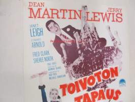 Toivoton tapaus - Ett hopplöst fall -elokuvajuliste, Dean Martin, Jerry Lewis, Janet Leigh, Norman Taurog