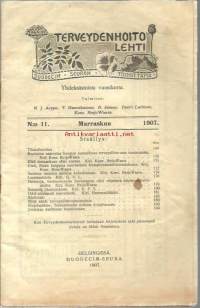 Terveydenhoitolehti 1907 nr 11