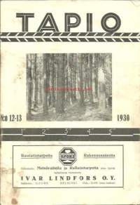 Tapio 1930 nr 12-13