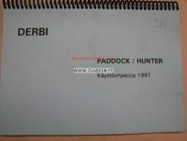 Derbi Paddock / Hunter 1997 käyttöohjekirja